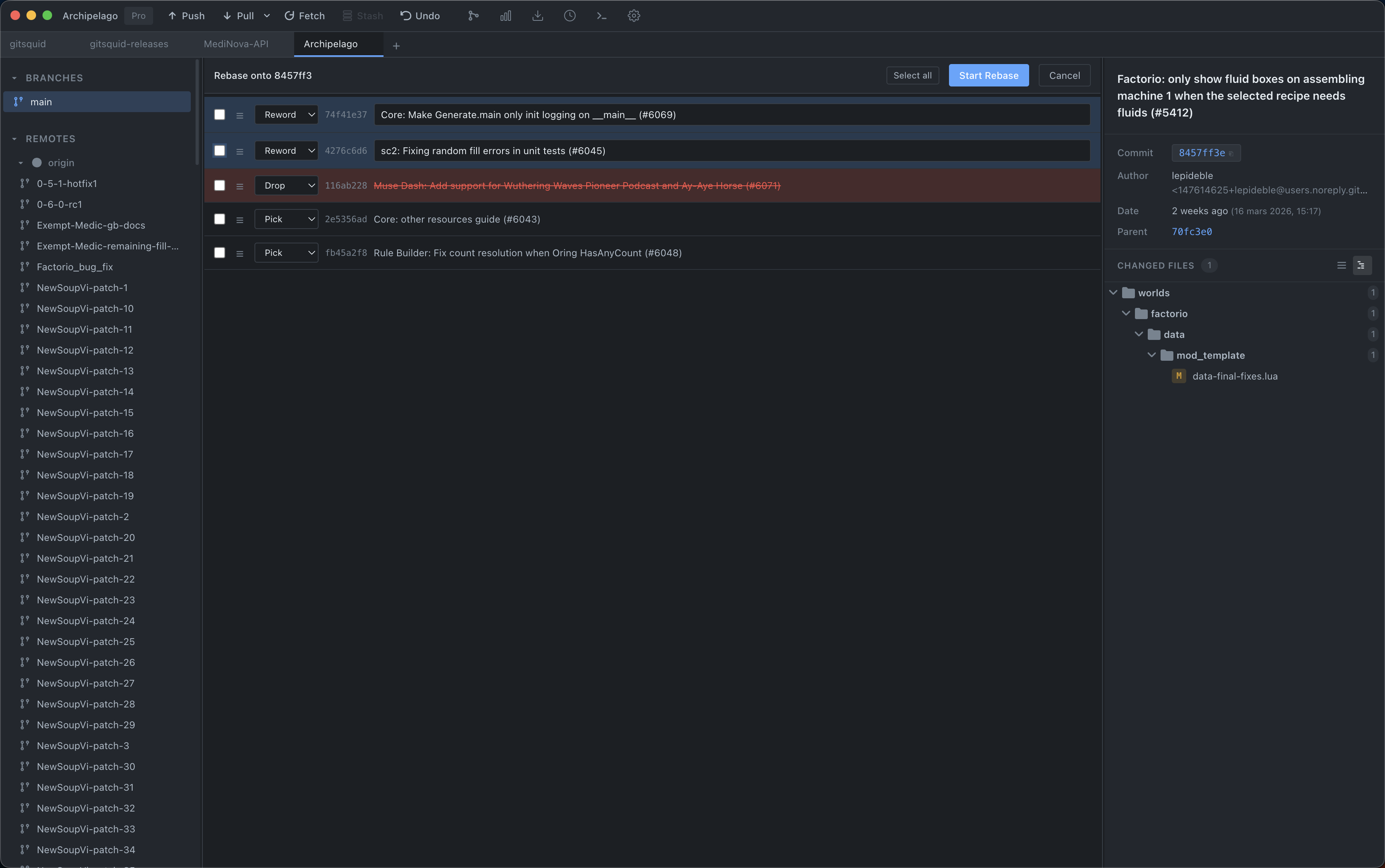 Interactive Rebase